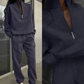 Modisches Oversize-Damen-Set mit Reißverschluss - J&B - 8 - Atelier-Zofia