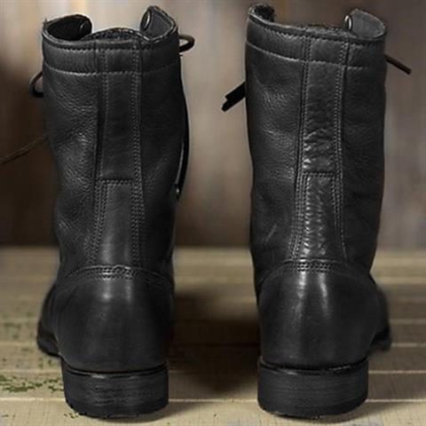 Damen Schnürstiefel mit Fleece-Bund in Wadenhöhe - J&B - 4 - Atelier-Zofia