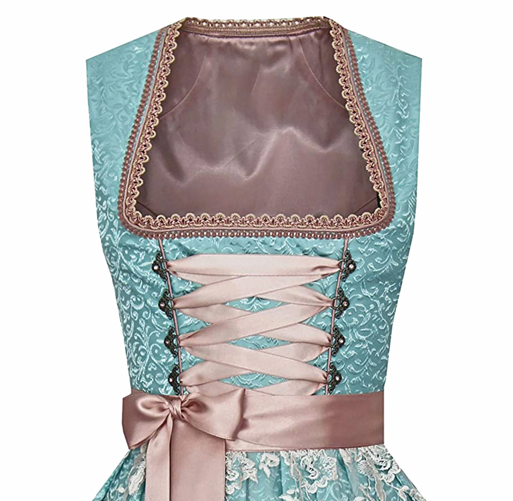Feminines Dirndl mit zarten Spitzen und raffinierter Schleife - J&B - 2 - Atelier-Zofia