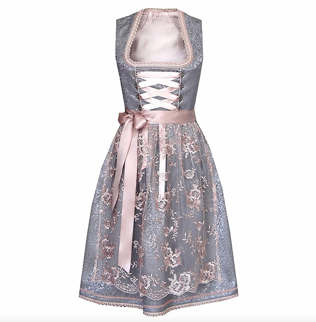 Feminines Dirndl mit zarten Spitzen und raffinierter Schleife - J&B - 5 - Atelier-Zofia