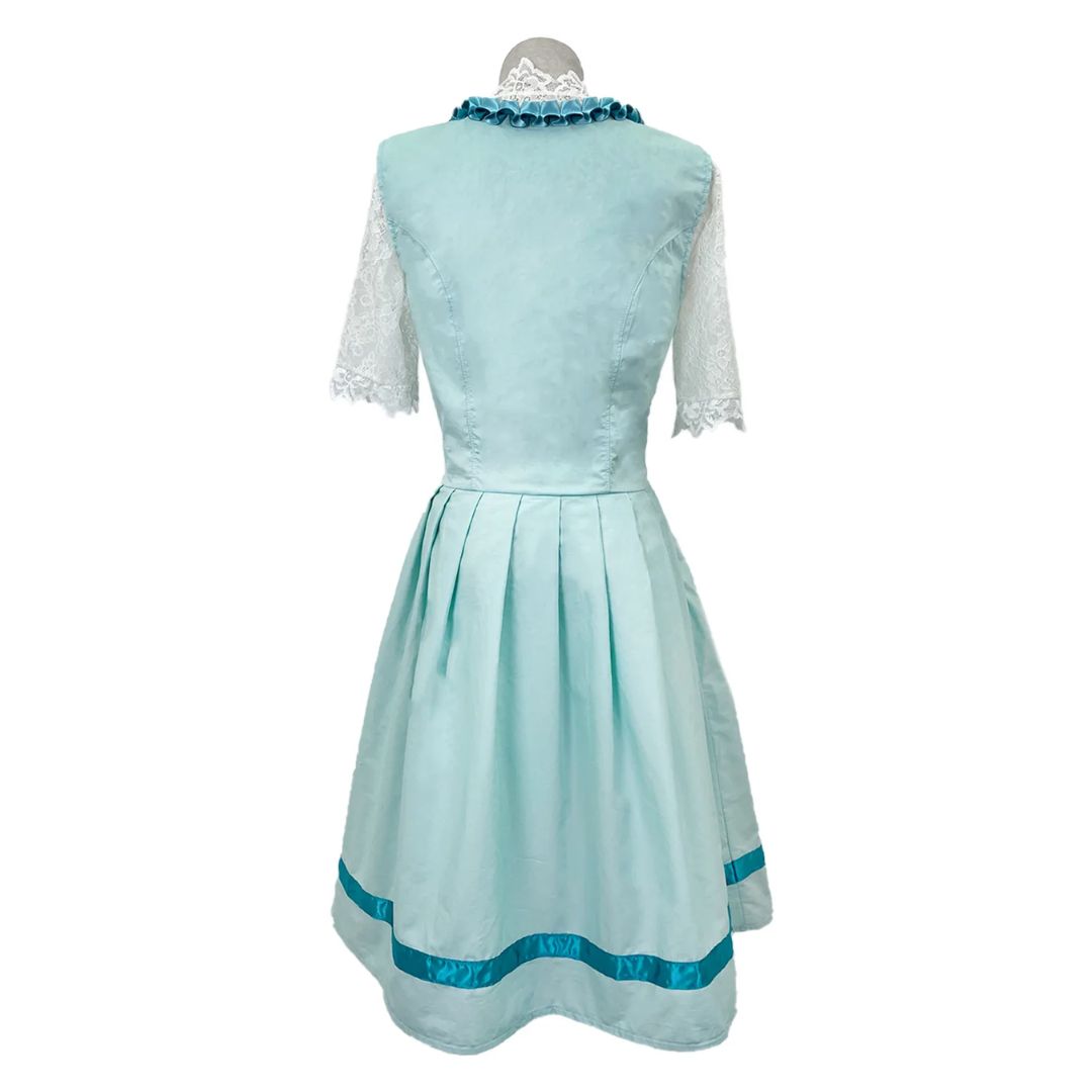 Women’s dirndls with lace sleeves and a floral design - J&B; - 5 - London-stylehouse.com