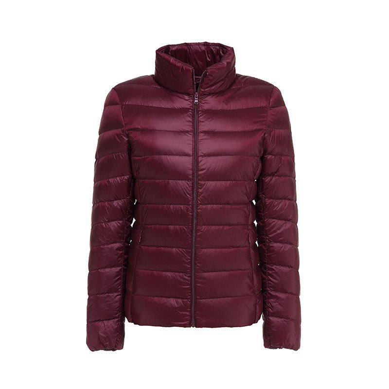 Damen Daunenjacke in taillierter Form mit stilvollem Steppmuster - J&B - 2 - Atelier-Zofia