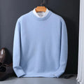 Eleganter Herrenpullover aus feinstem Kaschmir mit Rundhalsausschnitt - J&B - 7 - Atelier-Zofia
