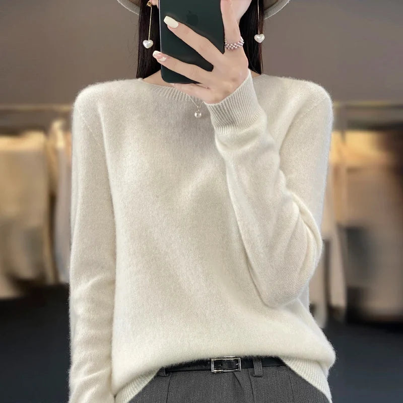 Eleganter Damenpullover aus weichem Kaschmir – Perfekte Passform von J&B - 4 - Atelier-Zofia