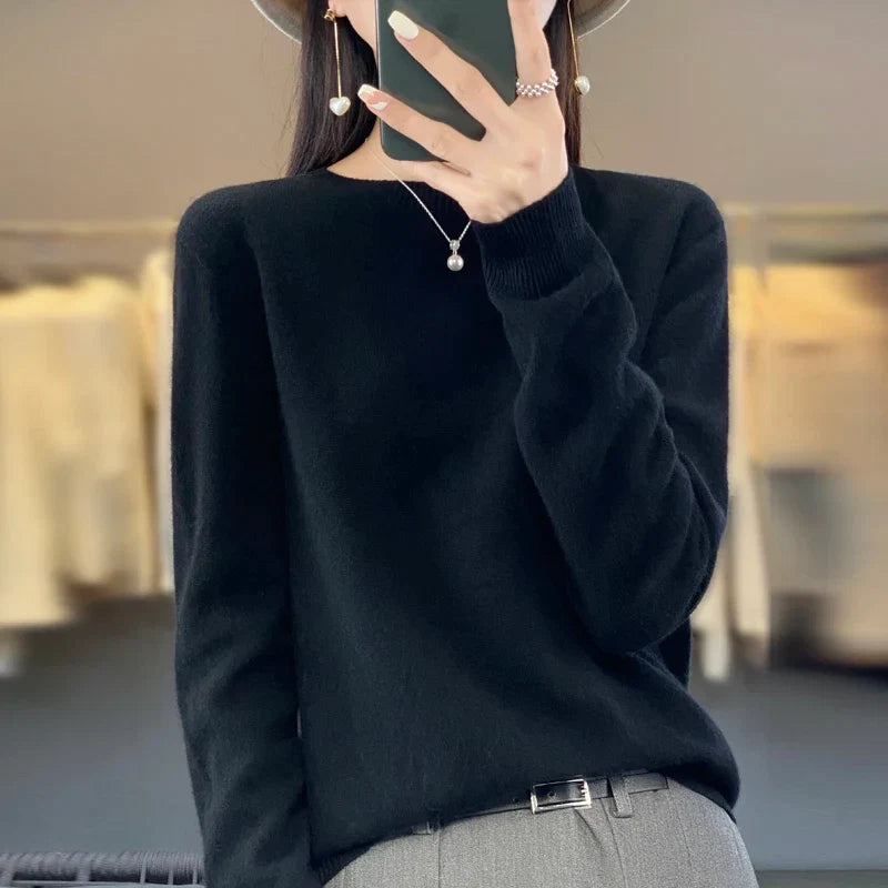 Eleganter Damenpullover aus weichem Kaschmir – Perfekte Passform von J&B - 5 - Atelier-Zofia