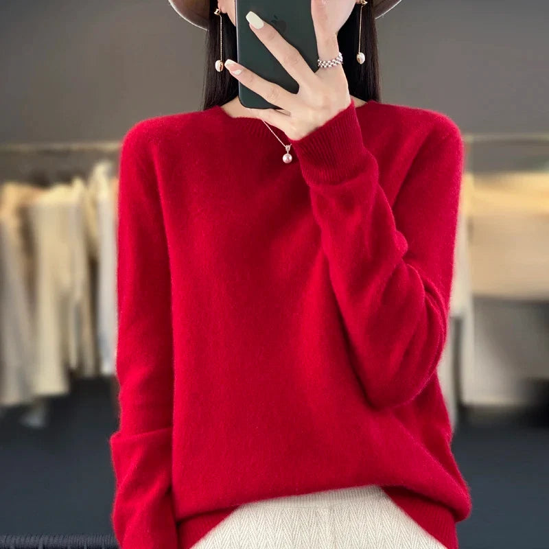 Eleganter Damenpullover aus weichem Kaschmir – Perfekte Passform von J&B - 6 - Atelier-Zofia
