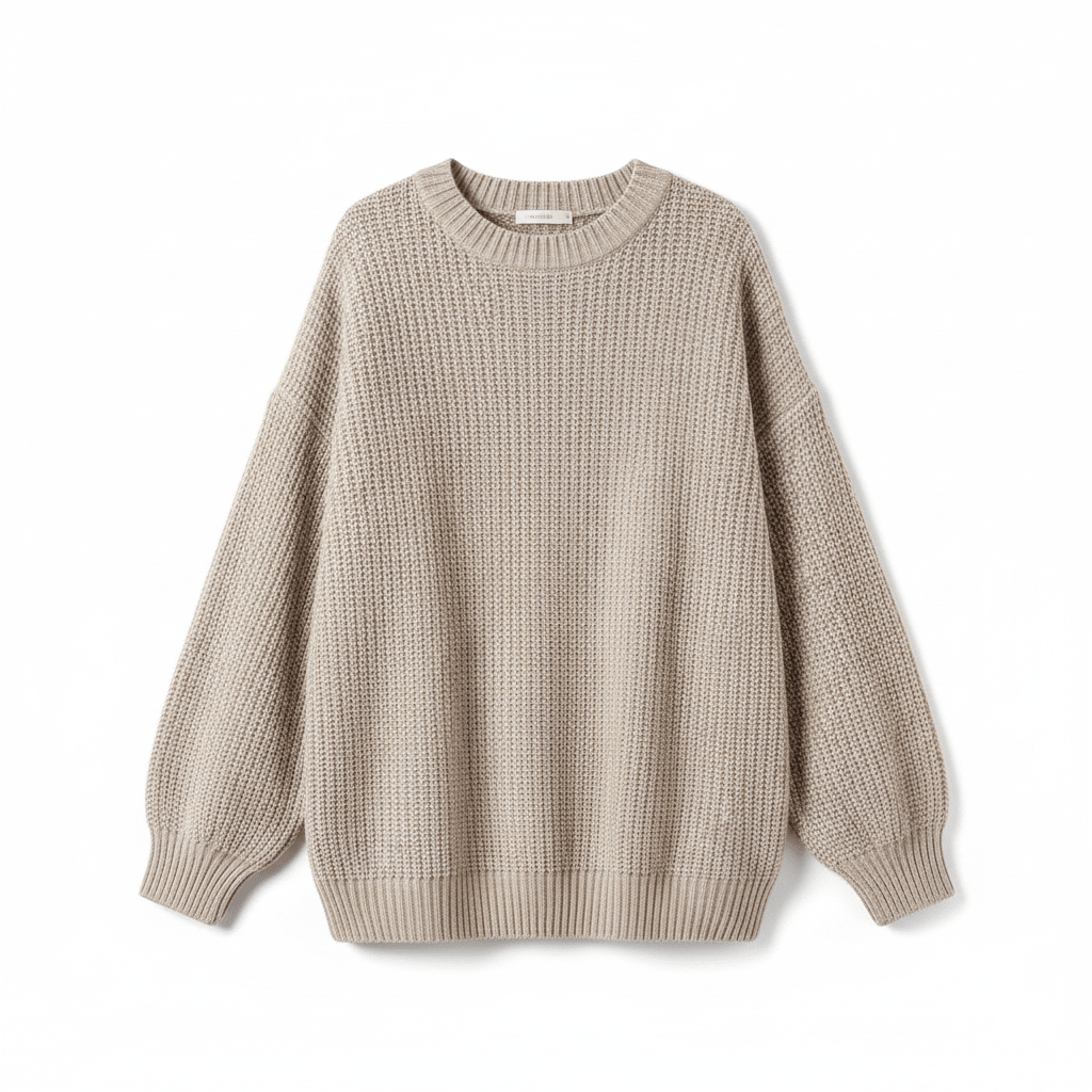 Damen Pullover im Grobstrick – Bequeme Oversize-Passform mit maritimem Stil - J&B - 1 - Atelier-Zofia