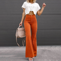 Elegante Damenhose mit hohem Bund und ausgestelltem Schnitt - J&B - 1 - Atelier-Zofia