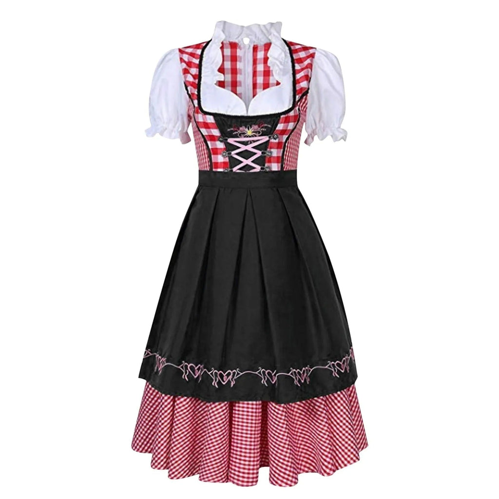 Elegantes Dirndl für Damen mit traditioneller Schürze und schmeichelnder Silhouette - J&B - 2 - Atelier-Zofia