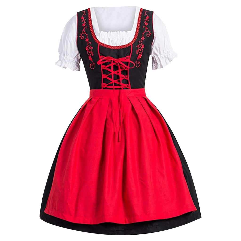 Elegantes Damenkleid im Oktoberfest-Stil mit kunstvoller Stickerei - J&B - 4 - Atelier-Zofia