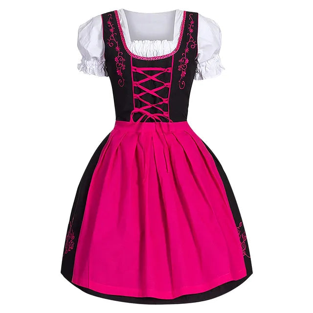 Elegantes Damenkleid im Oktoberfest-Stil mit kunstvoller Stickerei - J&B - 9 - Atelier-Zofia