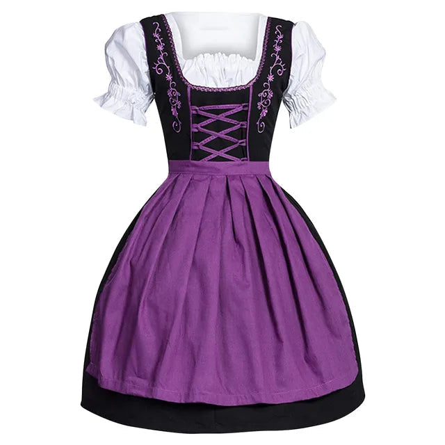Elegantes Damenkleid im Oktoberfest-Stil mit kunstvoller Stickerei - J&B - 10 - Atelier-Zofia