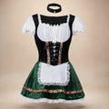 Feminin geschnittenes Dirndl mit Puffärmeln für Damen - J&B - 4 - Atelier-Zofia
