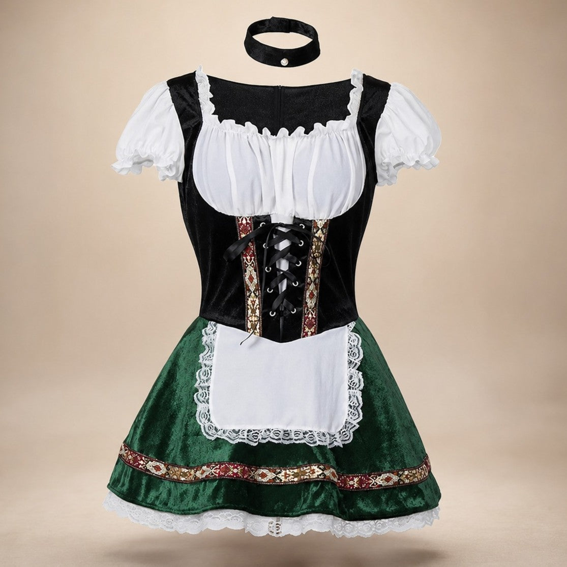 Kobiecy dirndl z bufiaszymi rękawami – styl J&B - 10 - Stylpuls