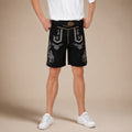 Elegante Herren-Shorts für das Oktoberfest mit kunstvoller Stickerei - J&B - 4 - Atelier-Zofia