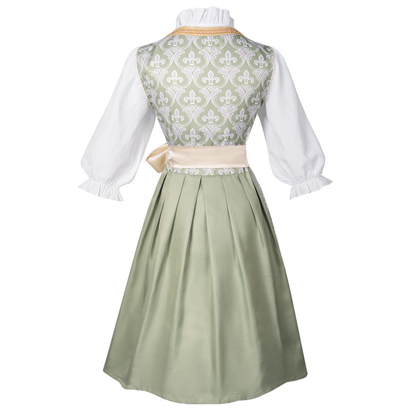 Dirndl Damen mit feiner Stickerei und Taillengürtel | A&Z - 3 - Atelier-Zofia