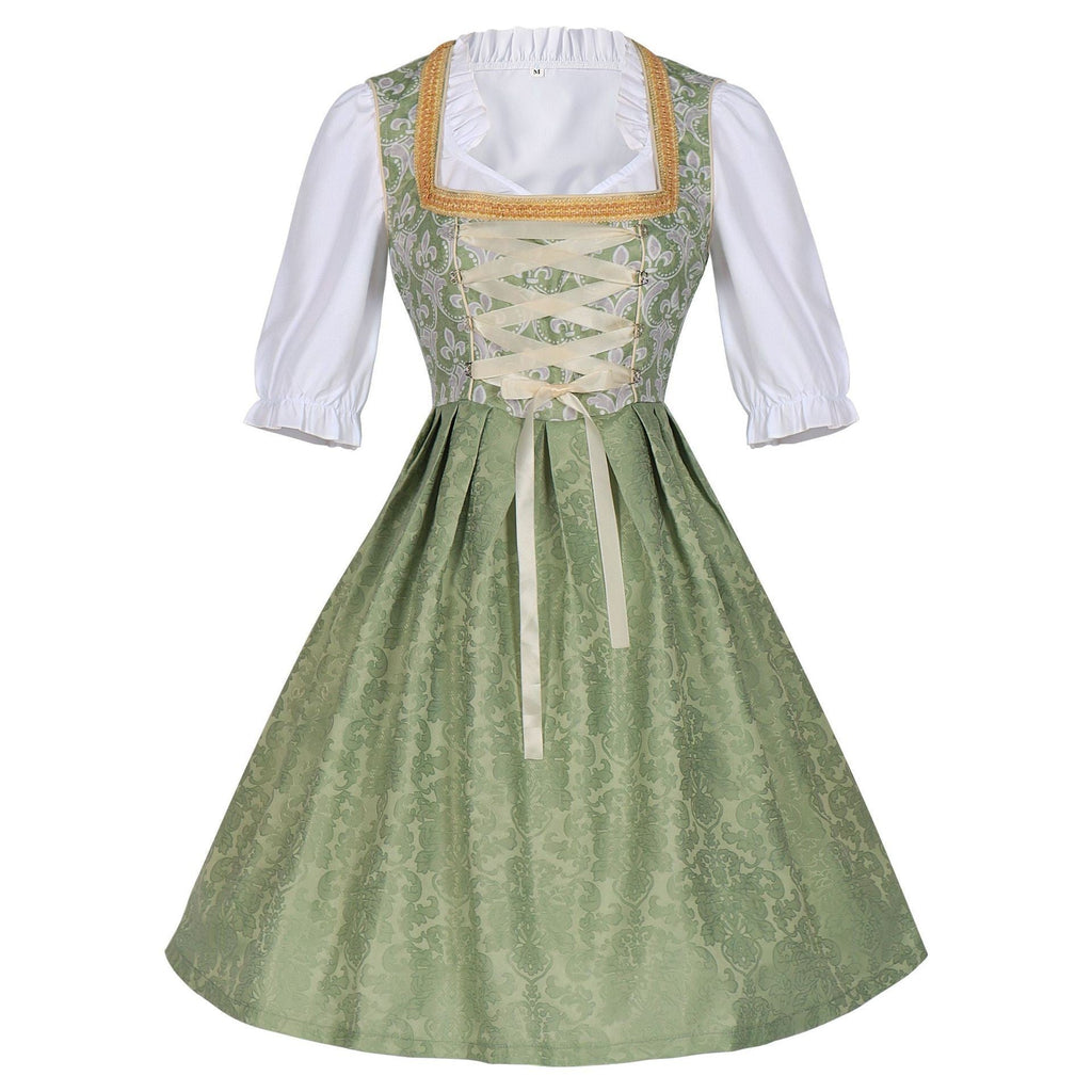 Dirndl Damen mit feiner Stickerei und Taillengürtel | A&Z - 4 - Atelier-Zofia