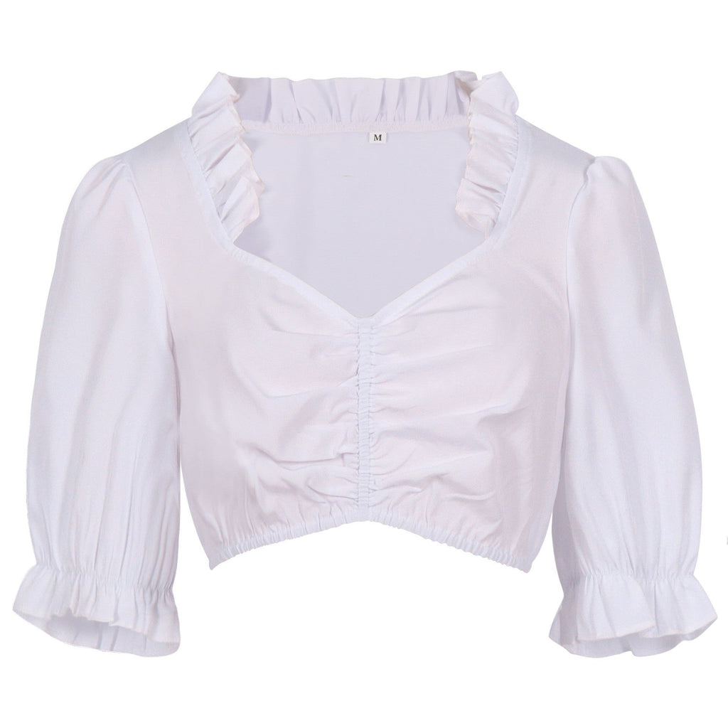 Dirndl Damen mit feiner Stickerei und Taillengürtel | A&Z - 5 - Atelier-Zofia