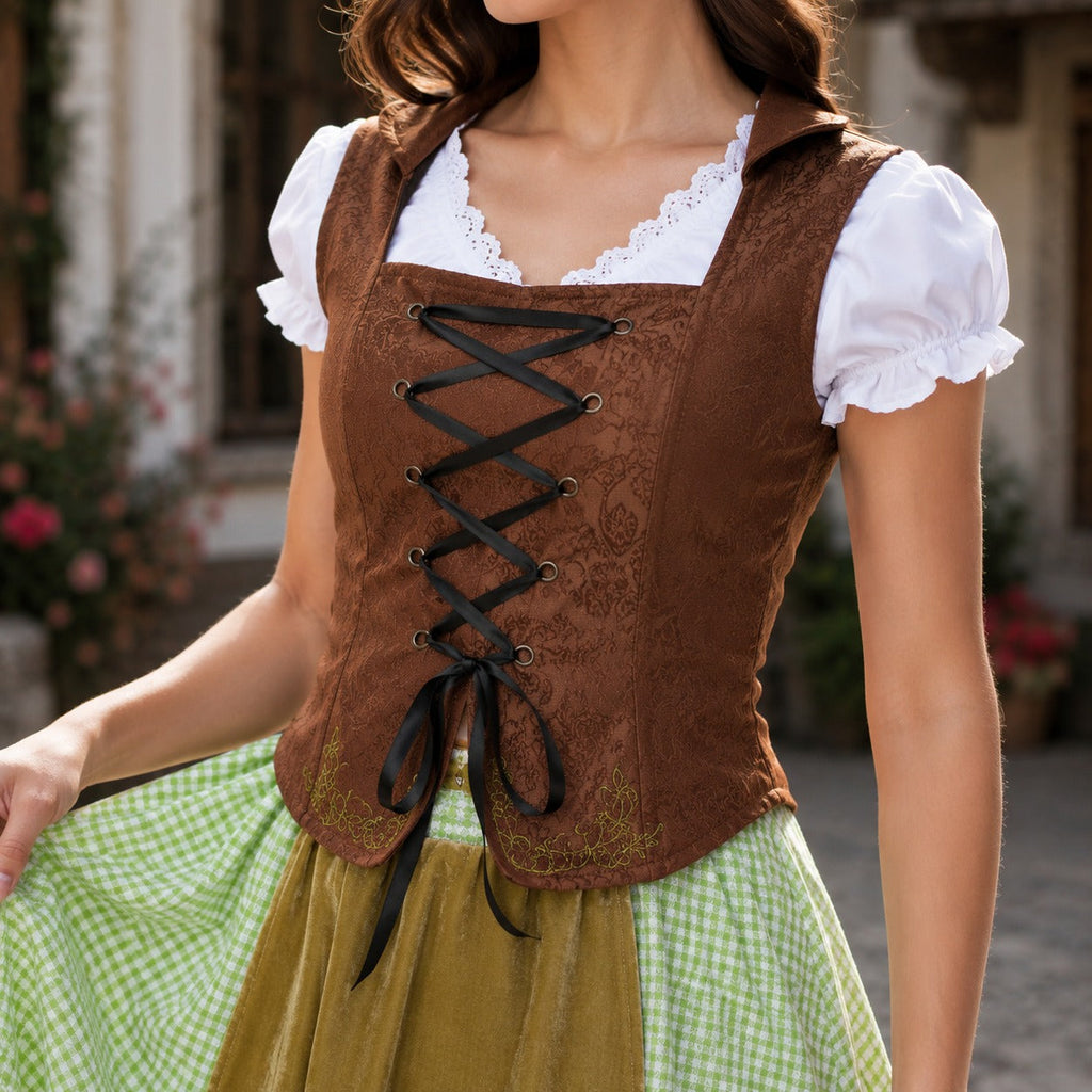 Dirndl Damen mit figurbetonter Passform und eleganten Details | A&Z - 3 - Atelier-Zofia