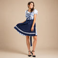 Dirndl Damen mit floralem Muster und Schnürung | A&Z - 4 - Atelier-Zofia