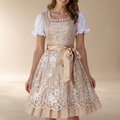 Dirndl Damen mit ausgestelltem Rock und floralem Design | A&Z - 3 - Atelier-Zofia