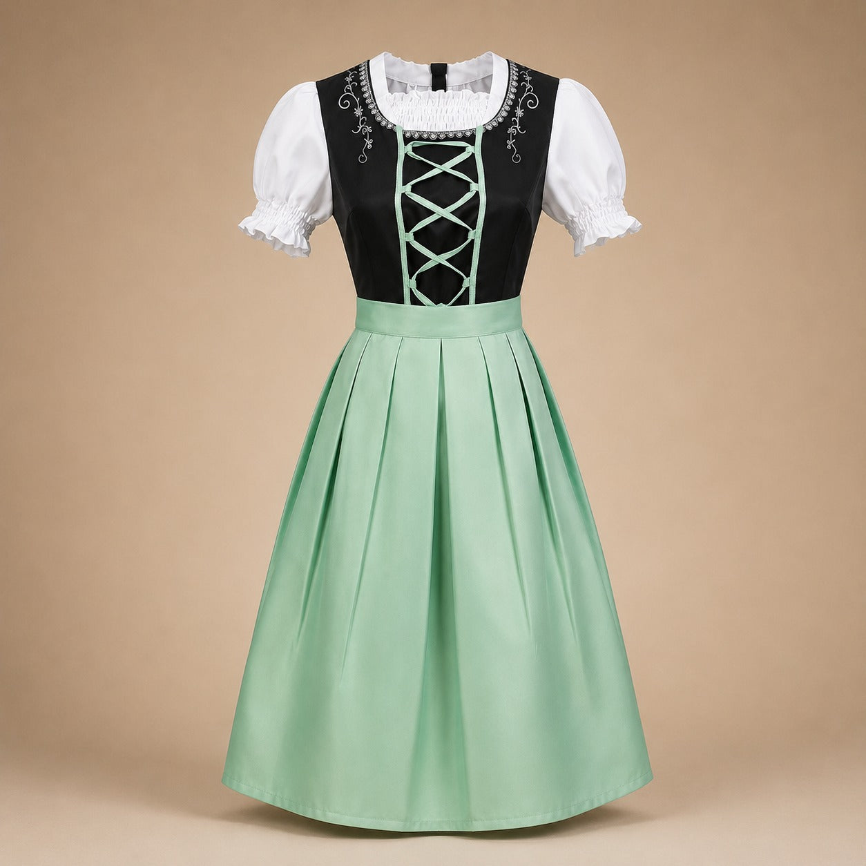 Dirndl Damen mit tiefem Ausschnitt und taillierter Passform | A&Z - 1 - Atelier-Zofia