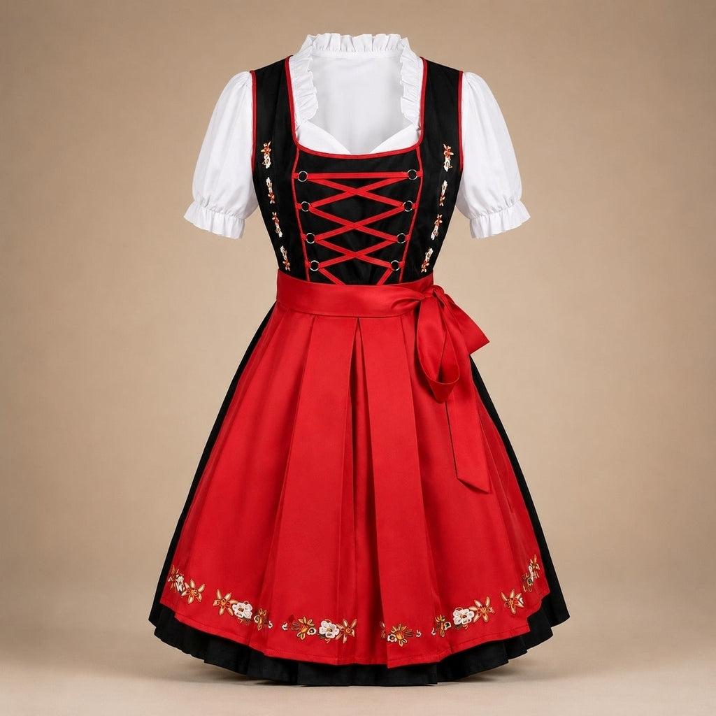Dirndl Damen mit tiefem Ausschnitt und taillierter Passform | A&Z - 3 - Atelier-Zofia