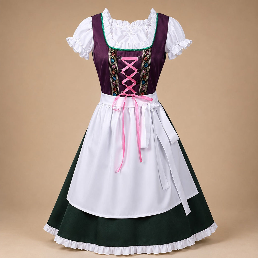 Dirndl Damen mit tiefem Ausschnitt und taillierter Passform | A&Z - 5 - Atelier-Zofia