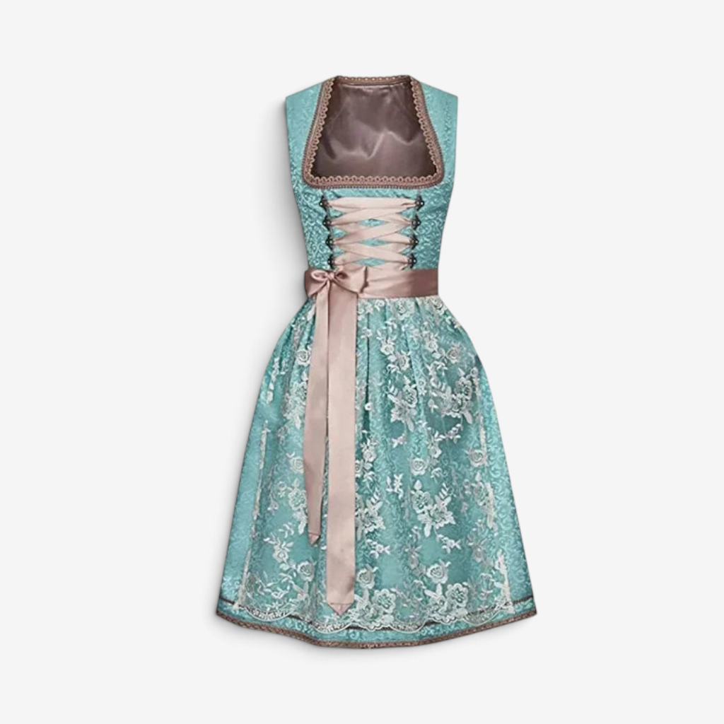 Dirndl Damen mit Schnürung und ausgefallenem Rock | A&Z - 6 - Atelier-Zofia