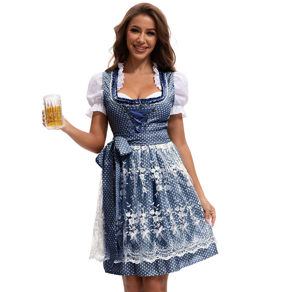 Dirndl Damen mit herzförmigem Ausschnitt und Spitzen-Details | A&Z - 6 - Atelier-Zofia