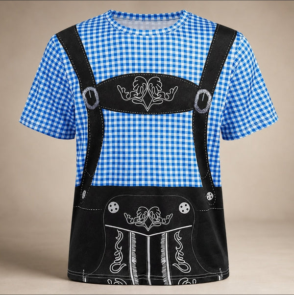 T-Shirt Herren mit bayerischem Motiv und lockerer Passform | J&B - 4 - Jasminaboutique.com