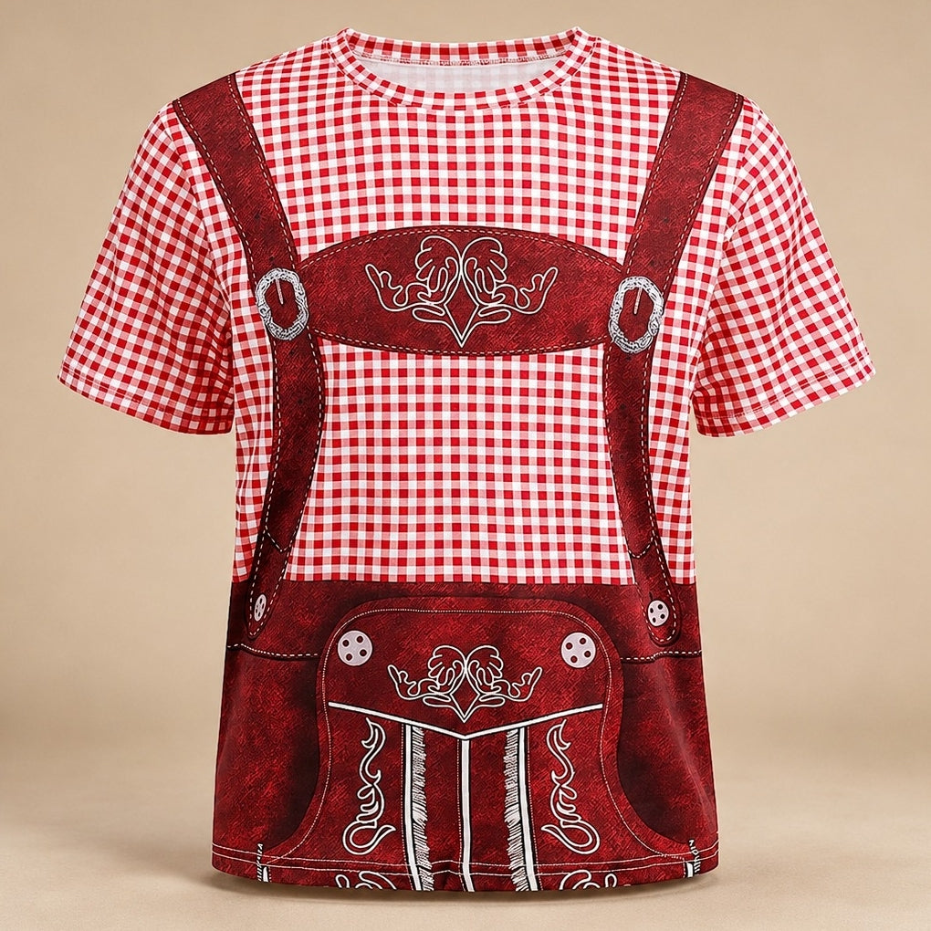 T-Shirt Herren mit bayerischem Motiv und lockerer Passform | J&B - 6 - Jasminaboutique.com