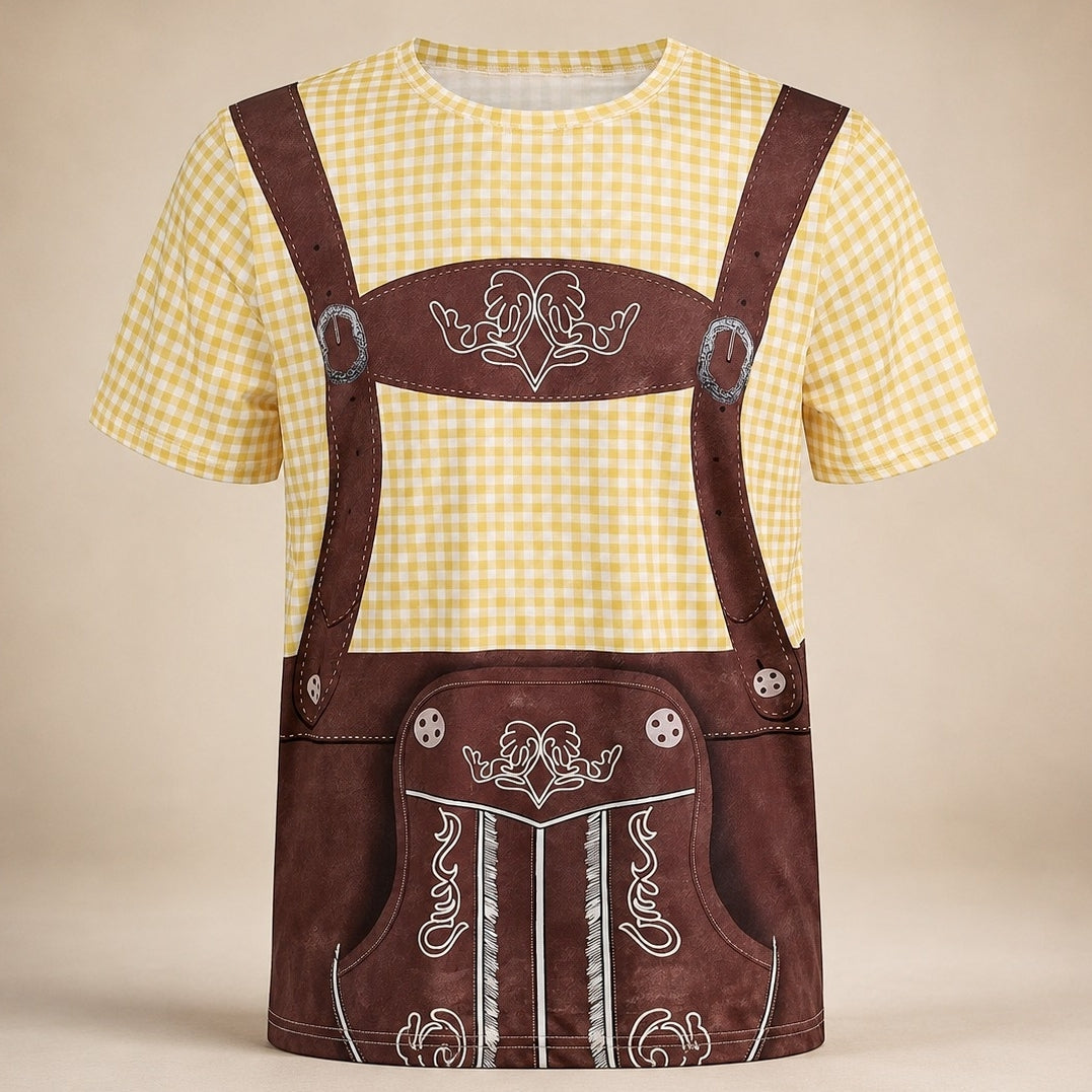 T-Shirt Herren mit bayerischem Motiv und lockerer Passform | J&B - 7 - Jasminaboutique.com