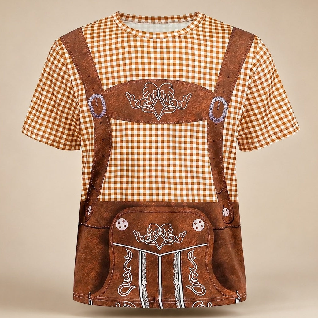 T-Shirt Herren mit bayerischem Motiv und lockerer Passform | J&B - 8 - Jasminaboutique.com