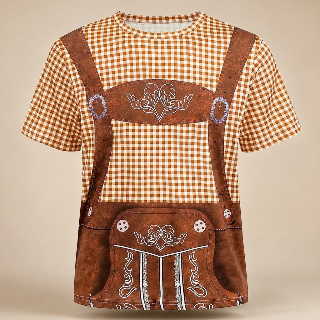 T-Shirt Herren mit bayerischem Motiv und lockerer Passform | J&B - 8 - Jasminaboutique.com