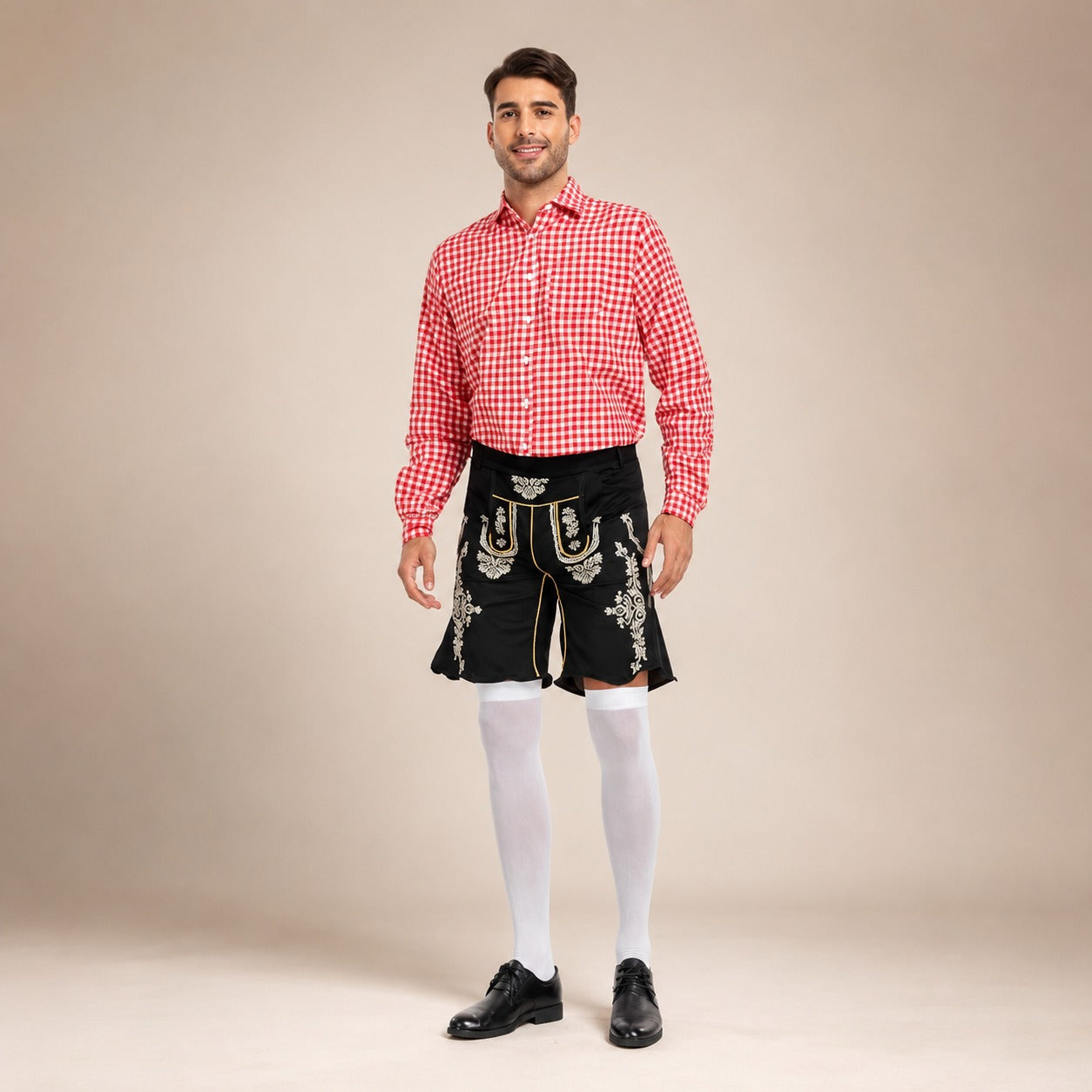 Kariertes Hemd Herren mit Trachtenhose | A&Z - 4 - Atelier-Zofia