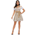 Dirndl Damen mit Spitzenverzierung und Taillengürtel | J&B - 3 - Jasminaboutique.com