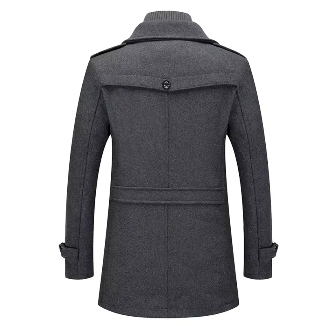 Herren Peacoat mit taillierter Passform und modernem Kragen | A&Z - 7 - Atelier-Zofia