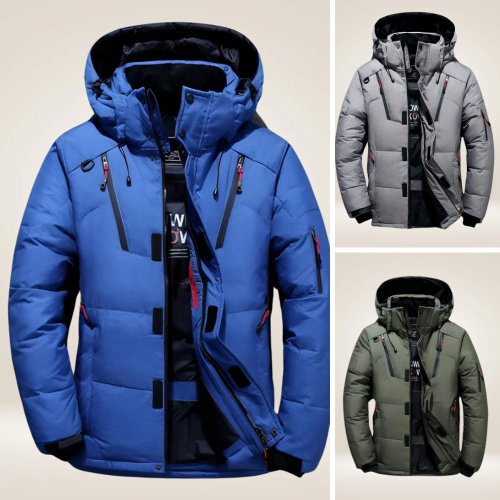Wetterfeste Herrenjacke mit isolierender Wärme | A&Z - 13 - Atelier-Zofia