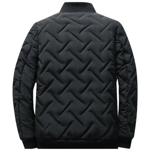 Moderne Herren Steppjacke mit Stehkragen und Reißverschluss | A&B - 3 - Annoboutique