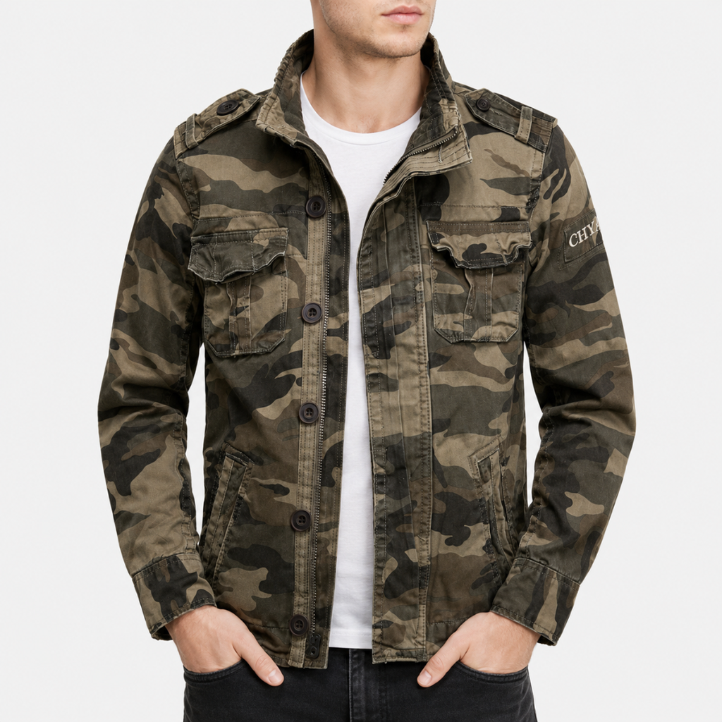 Herren Utility-Jacke mit praktischen Taschen und modischer Passform | A&Z - 3 - Atelier-Zofia