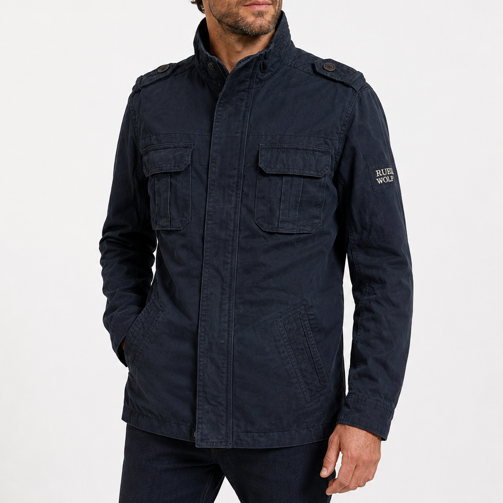 Herren Utility-Jacke mit praktischen Taschen und modischer Passform | A&Z - 6 - Atelier-Zofia