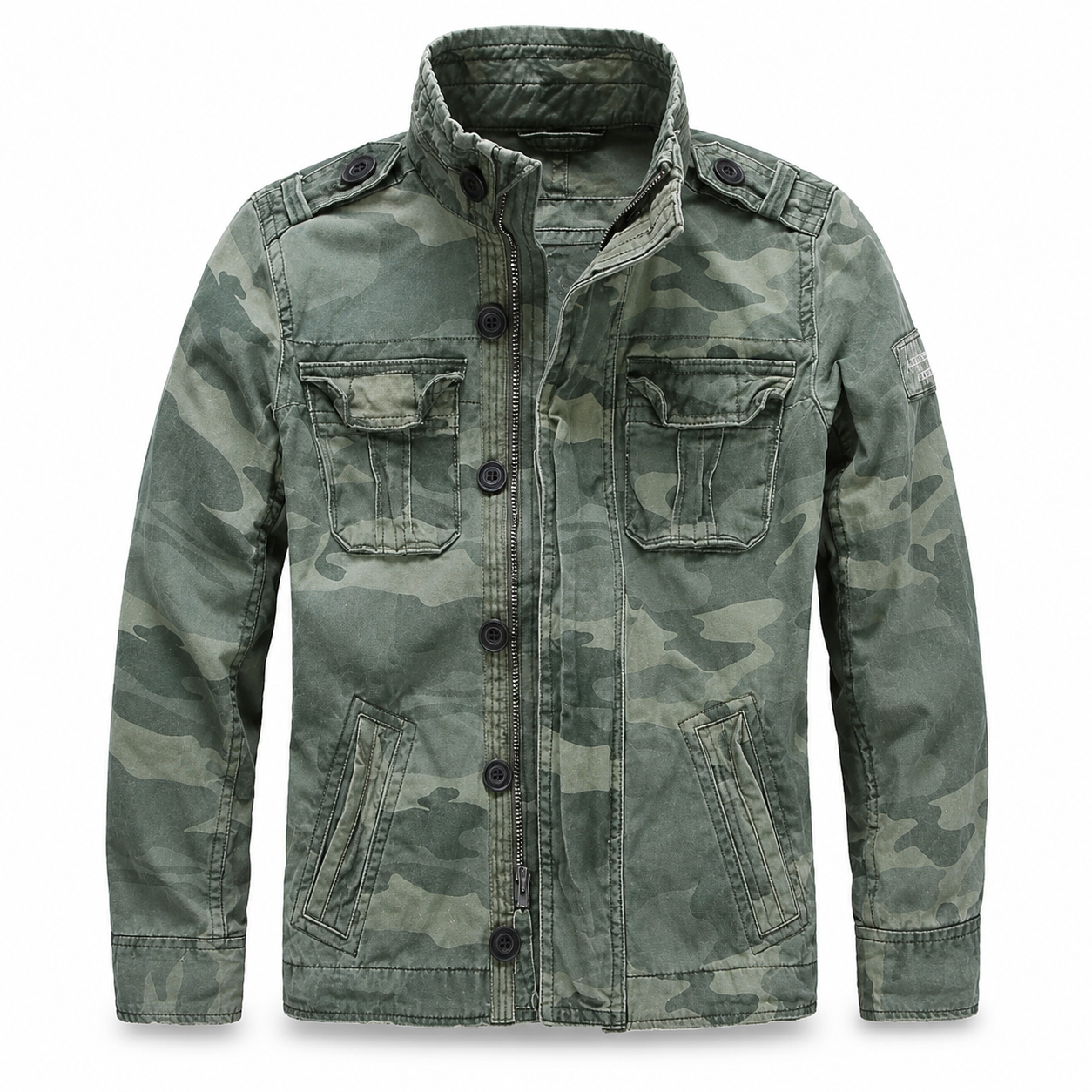Herren Utility-Jacke mit praktischen Taschen und modischer Passform | A&Z - 7 - Atelier-Zofia