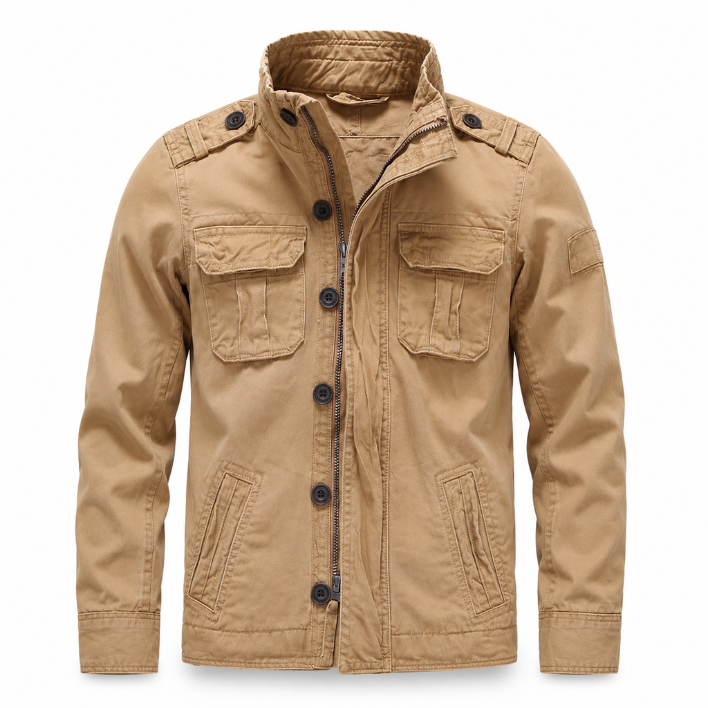 Herren Utility-Jacke mit praktischen Taschen und modischer Passform | A&Z - 9 - Atelier-Zofia