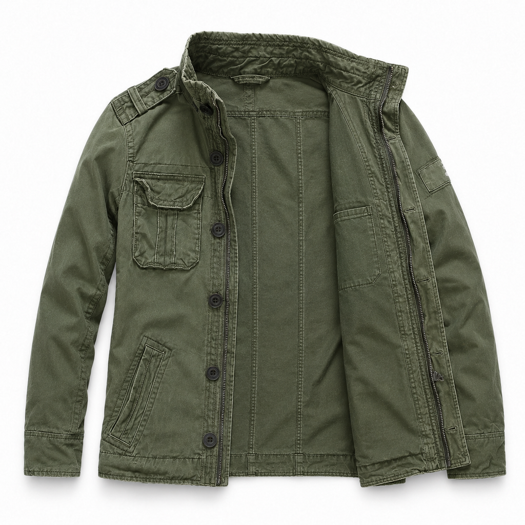 Herren Utility-Jacke mit praktischen Taschen und modischer Passform | A&Z - 11 - Atelier-Zofia