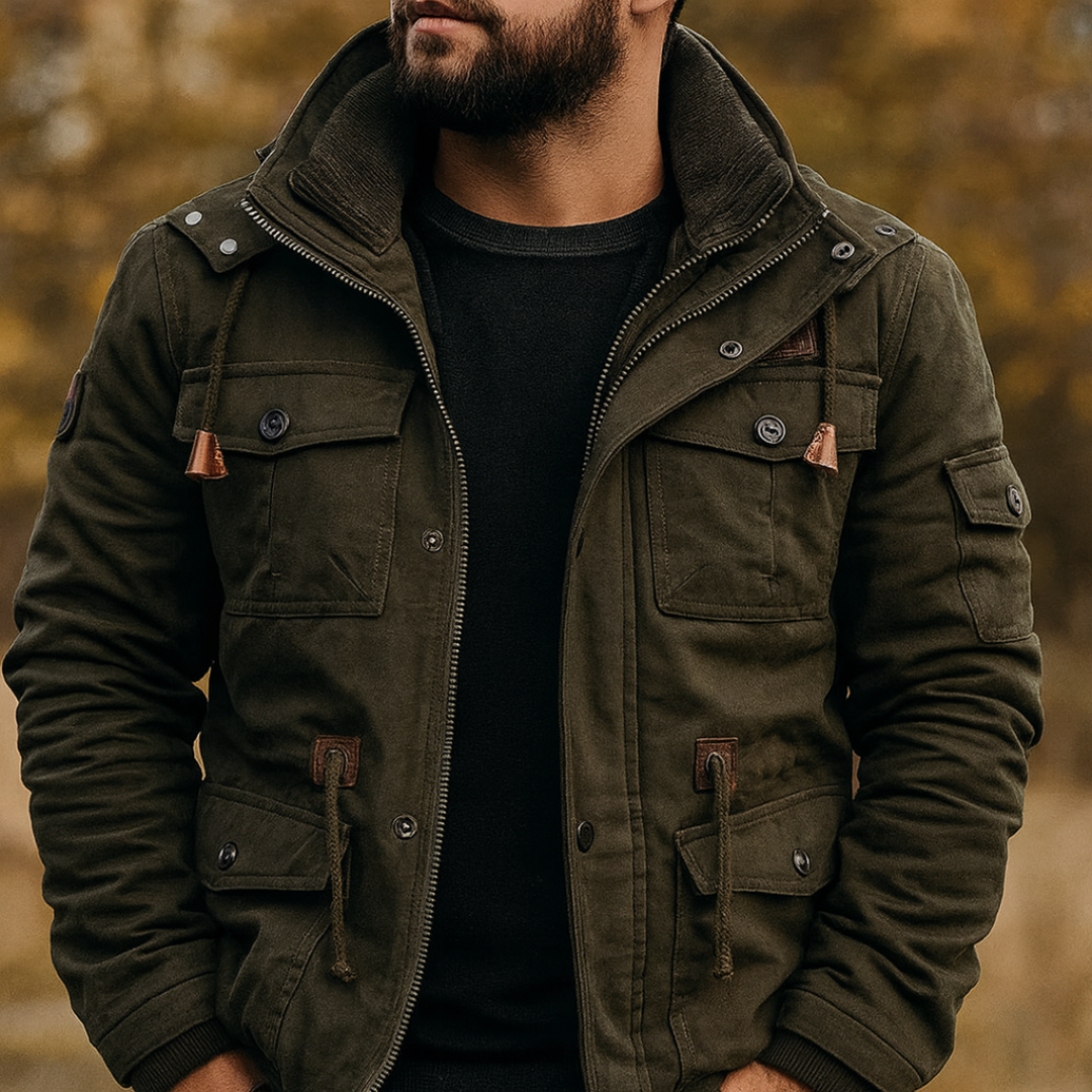 Herrenjacke mit praktischen Taschen und kuscheligem Futter | A&Z - 1 - Atelier-Zofia