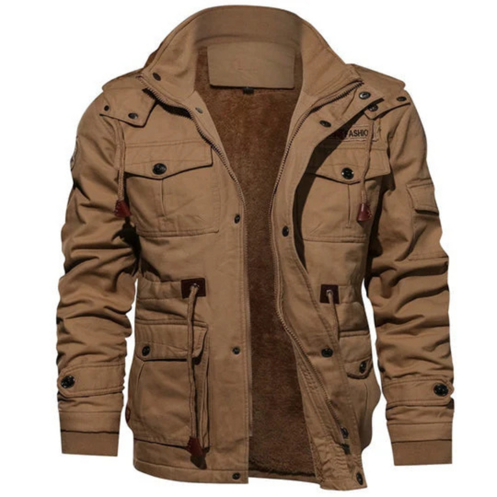 Herrenjacke mit praktischen Taschen und kuscheligem Futter | A&Z - 2 - Atelier-Zofia