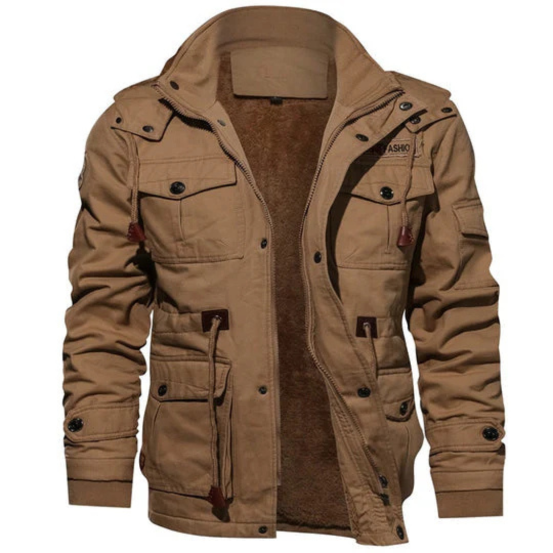 Herrenjacke mit praktischen Taschen und kuscheligem Futter | A&Z - 2 - Atelier-Zofia