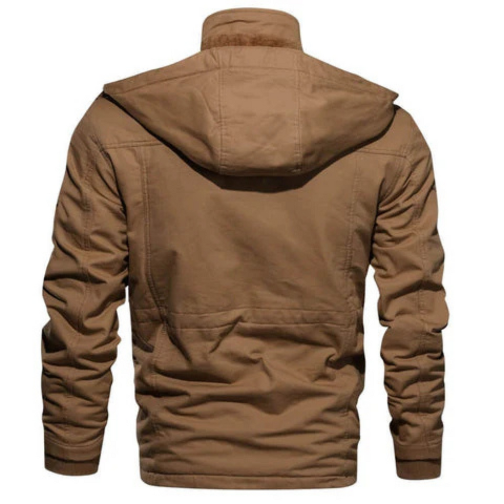 Herrenjacke mit praktischen Taschen und kuscheligem Futter | A&Z - 4 - Atelier-Zofia