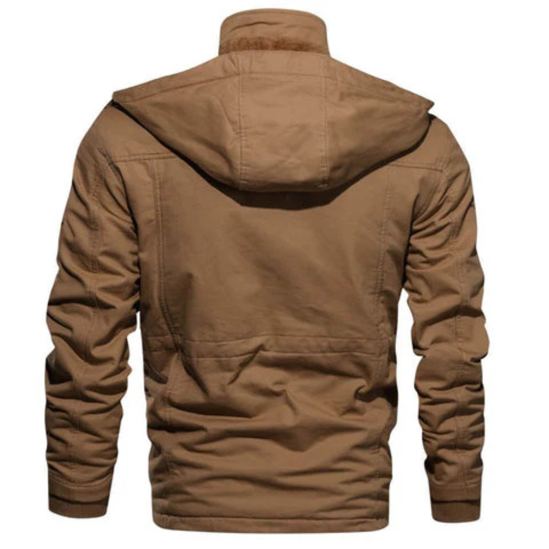 Herrenjacke mit praktischen Taschen und kuscheligem Futter | A&Z - 4 - Atelier-Zofia